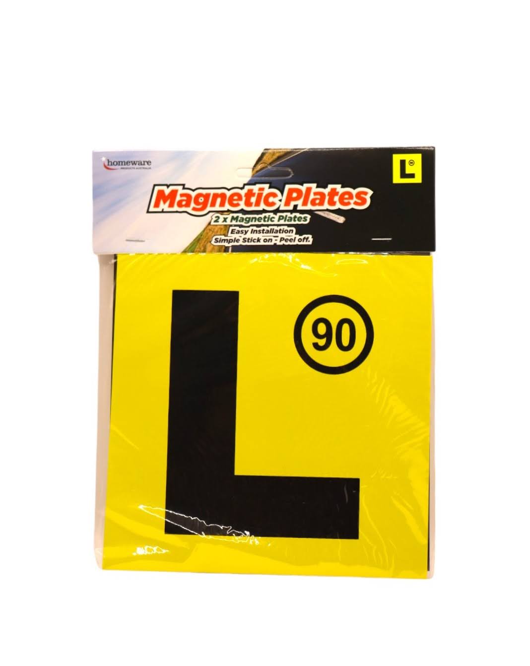 L License plate - Magnet x2