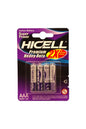 HICELL Premium Heavy Duty AAA Batteries 4 Pack (1.5V)