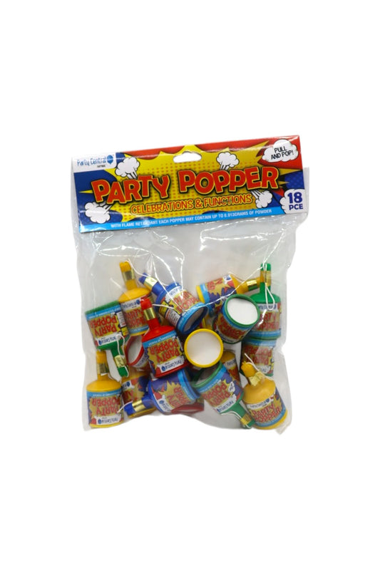 Party Central Party Popper 18pk