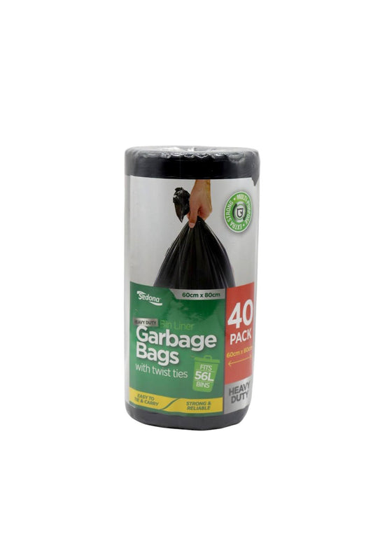 Garbage Bags 56L - 40pcs